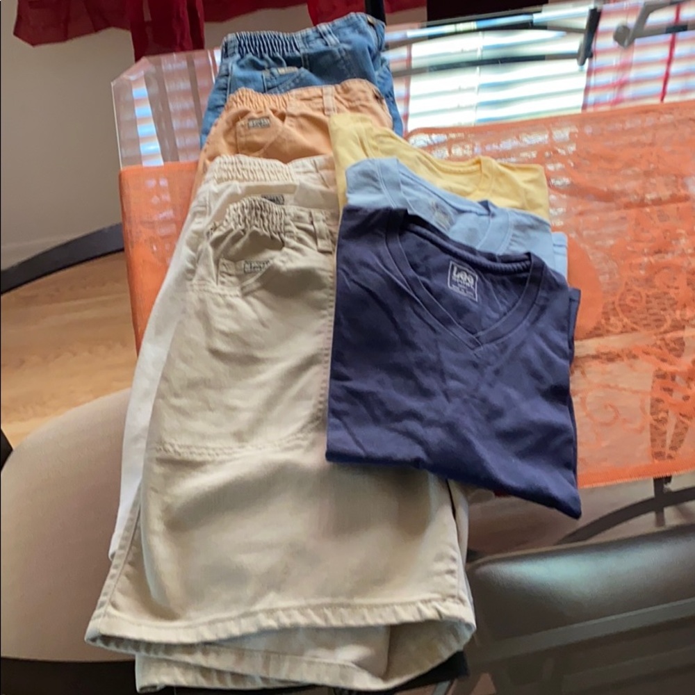Lee Jean shorts multiple colors small shirts